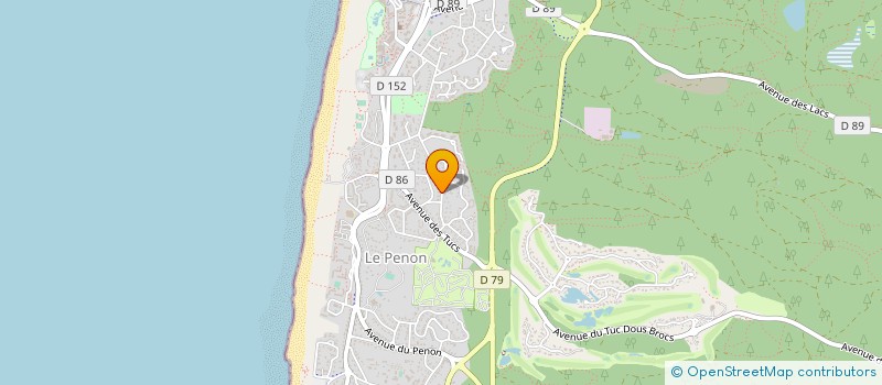 localisation de l'entreprise MONSIEUR SEBASTIEN BONNET  RION-DES-LANDES