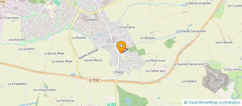 localisation de l'entreprise MONSIEUR SEBASTIEN BONNET à LES HERBIERS