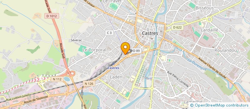 localisation de l'entreprise MONSIEUR SEBASTIEN BONNET à CASTRES