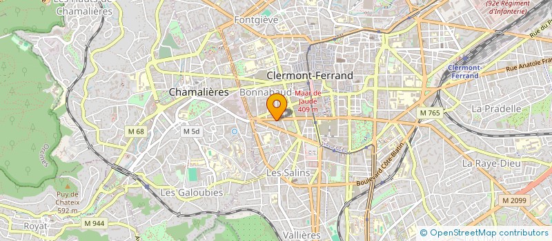 localisation de l'entreprise MONSIEUR SEBASTIEN BONNETOT  CLERMONT-FERRAND