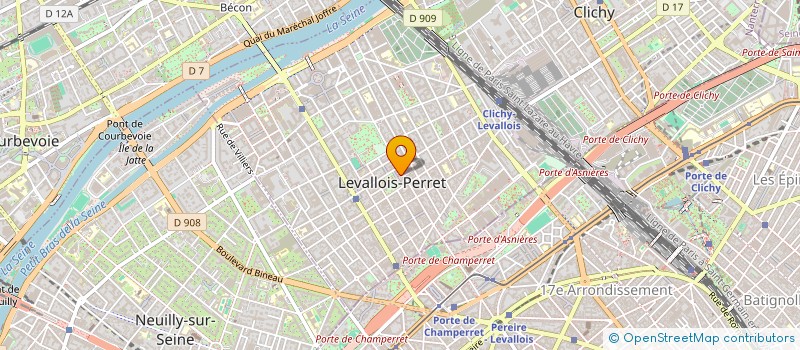 localisation de l'entreprise MONSIEUR SEBASTIEN BONNNABAUD à LEVALLOIS-PERRET