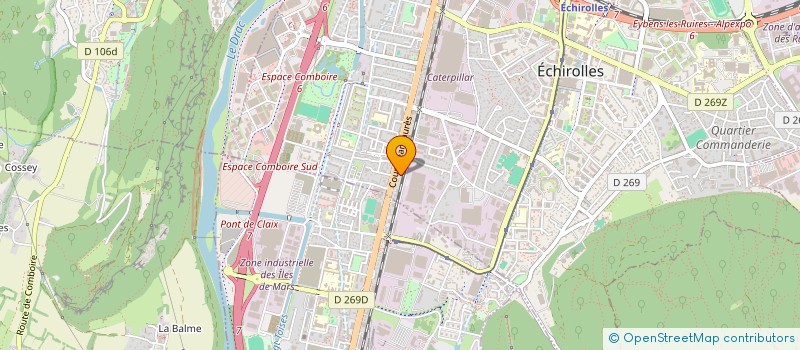 localisation de l'entreprise MONSIEUR SEBASTIEN BONVALLET à ECHIROLLES