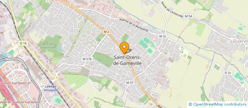 localisation de l'entreprise MONSIEUR SEBASTIEN BORDE  SAINT-ORENS-DE-GAMEVILLE