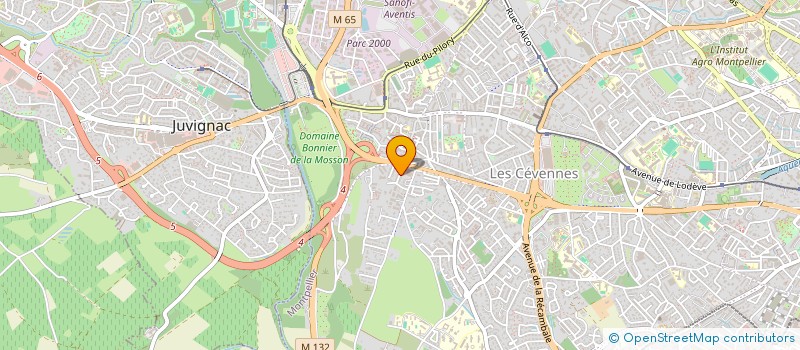 localisation de l'entreprise MONSIEUR SEBASTIEN BORDEL à MONTPELLIER
