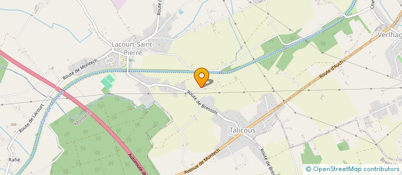 localisation de l'entreprise MONSIEUR SEBASTIEN BORDESE  LACOURT-SAINT-PIERRE