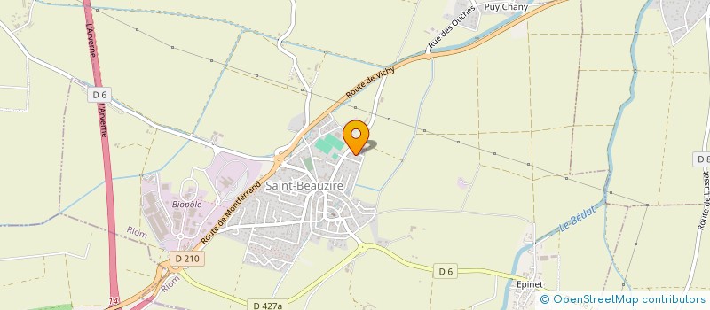 localisation de l'entreprise MONSIEUR SEBASTIEN BORDET à SAINT-BEAUZIRE