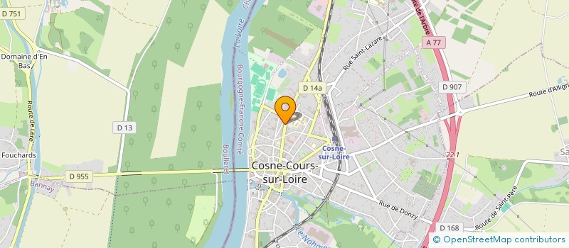 localisation de l'entreprise MONSIEUR SEBASTIEN BORDIER à COSNE-COURS-SUR-LOIRE