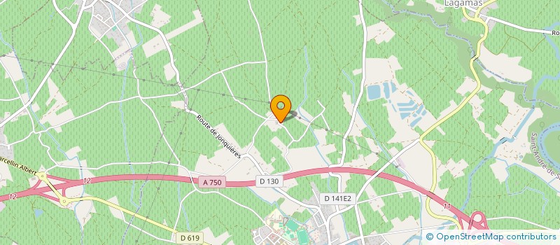 localisation de l'entreprise MONSIEUR SEBASTIEN BOREL  SAINT-ANDRE-DE-SANGONIS