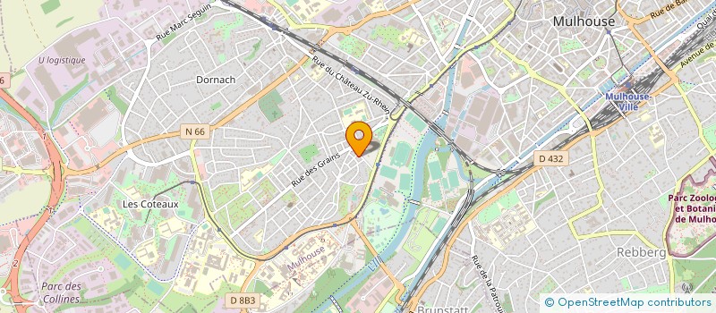 localisation de l'entreprise MONSIEUR SEBASTIEN BORGO  MULHOUSE