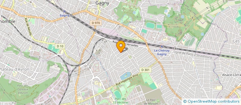 localisation de l'entreprise MONSIEUR SEBASTIEN BORIE à GAGNY