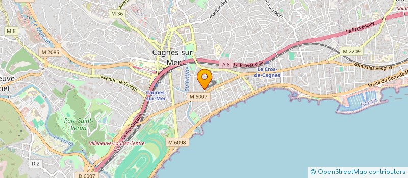 localisation de l'entreprise MONSIEUR SEBASTIEN BORRO à CAGNES-SUR-MER
