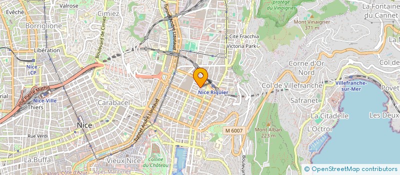 localisation de l'entreprise MONSIEUR SEBASTIEN BOSIO à NICE