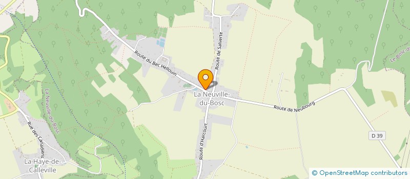 localisation de l'entreprise MONSIEUR SEBASTIEN BOTTE  LA NEUVILLE-DU-BOSC