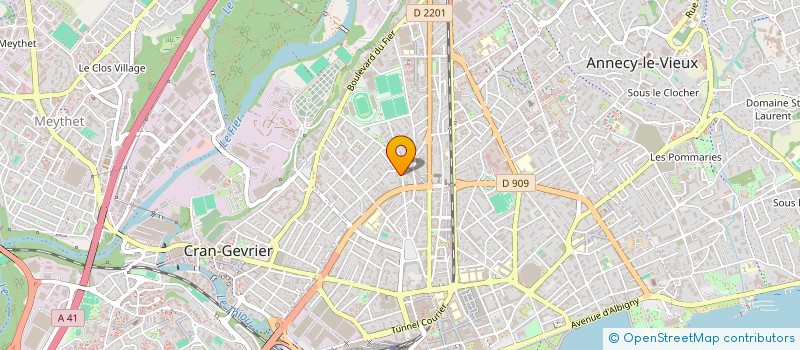 localisation de l'entreprise MONSIEUR SEBASTIEN BOU à ANNECY