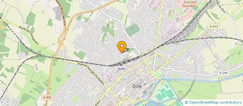 localisation de l'entreprise MONSIEUR SEBASTIEN BOUBOULEIX à DOLE