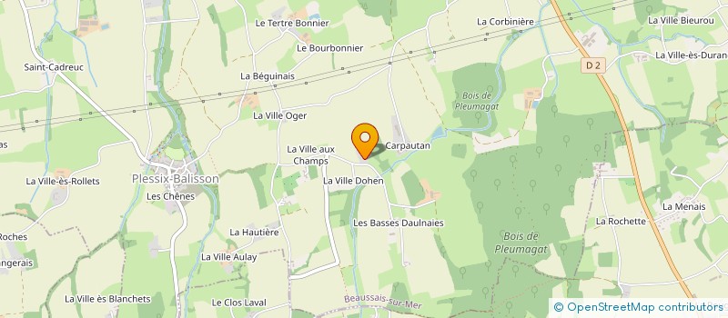 localisation de l'entreprise MONSIEUR SEBASTIEN BOUCAN  BEAUSSAIS-SUR-MER