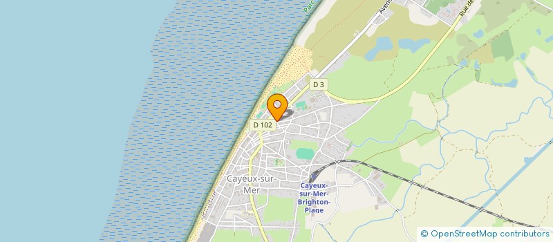 localisation de l'entreprise MONSIEUR SEBASTIEN BOUCARD à CAYEUX-SUR-MER