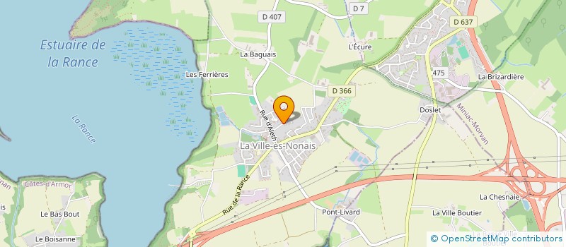 localisation de l'entreprise MONSIEUR SEBASTIEN BOUCAULT  LA VILLE-ES-NONAIS