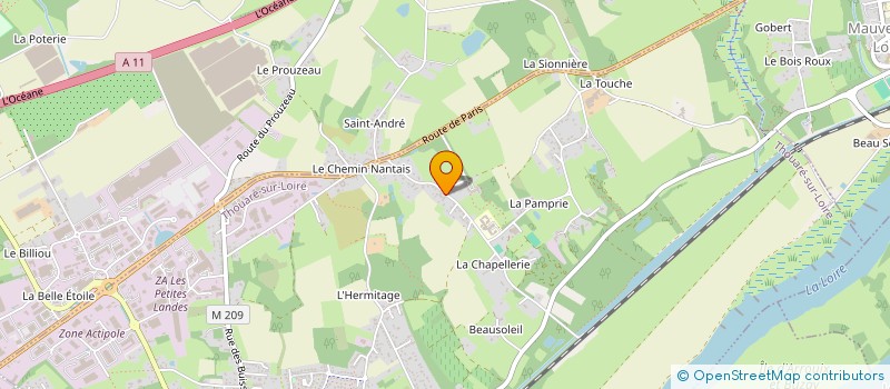 localisation de l'entreprise MONSIEUR SEBASTIEN BOUCHARD à THOUARE-SUR-LOIRE