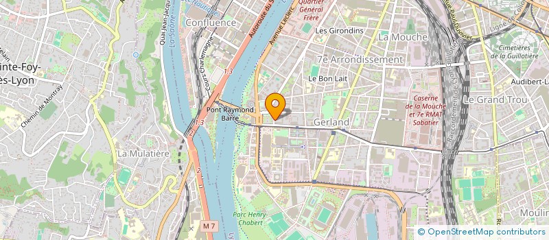 localisation de l'entreprise MONSIEUR SEBASTIEN BOUCHARD  LYON