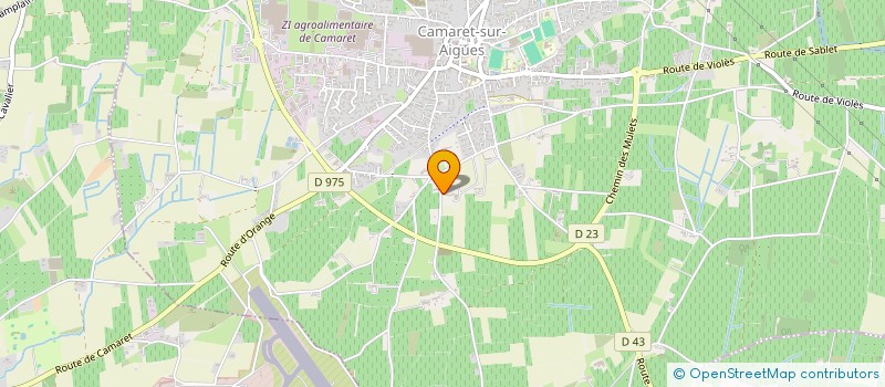 localisation de l'entreprise MONSIEUR SEBASTIEN BOUCHE  CAMARET-SUR-AIGUES