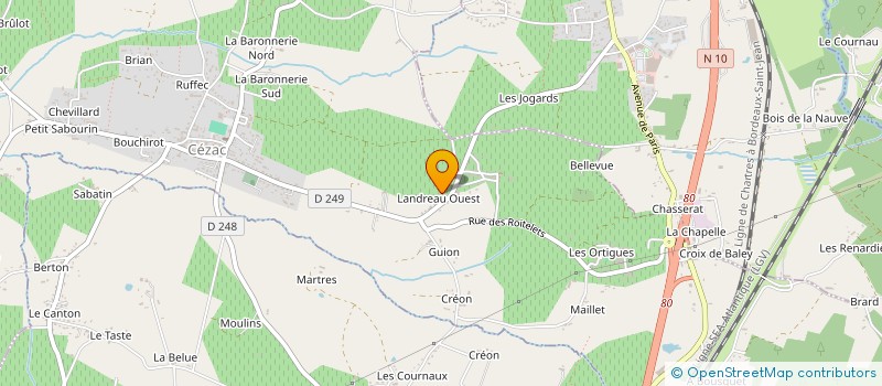 localisation de l'entreprise MONSIEUR SEBASTIEN BOUCHET  CEZAC