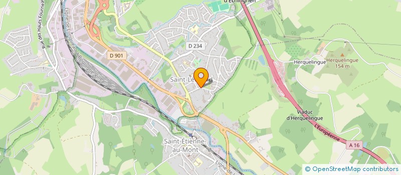 localisation de l'entreprise MONSIEUR SEBASTIEN BOUCHEZ  SAINT-LEONARD