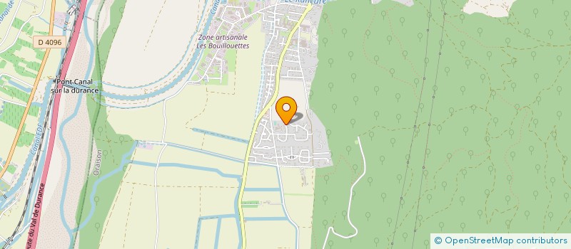 localisation de l'entreprise MONSIEUR SEBASTIEN BOUCHON  ORAISON