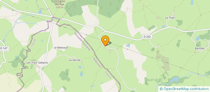 localisation de l'entreprise MONSIEUR SEBASTIEN BOUDEAU  SAINT-MARTINIEN