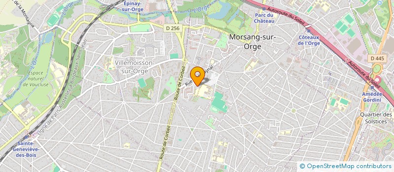 localisation de l'entreprise MONSIEUR SEBASTIEN BOUDIGNON  MORSANG-SUR-ORGE