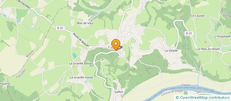 localisation de l'entreprise MONSIEUR SEBASTIEN BOUDOU  CARDAILLAC