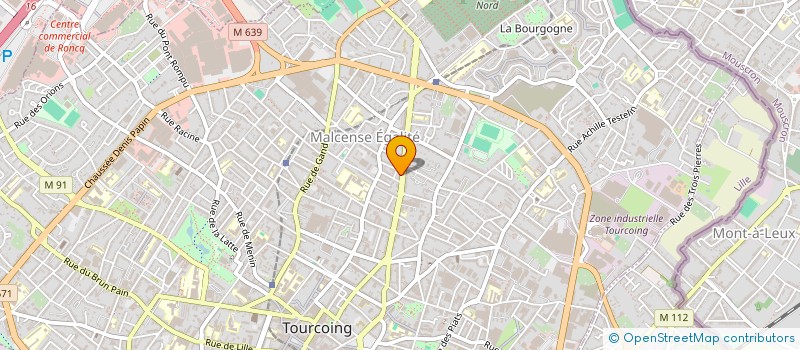 localisation de l'entreprise MONSIEUR SEBASTIEN BOUDREZ à TOURCOING