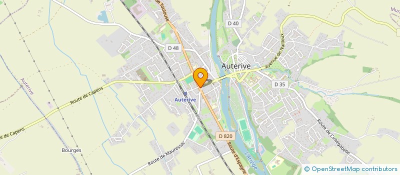 localisation de l'entreprise MONSIEUR SEBASTIEN BOUET  AUTERIVE