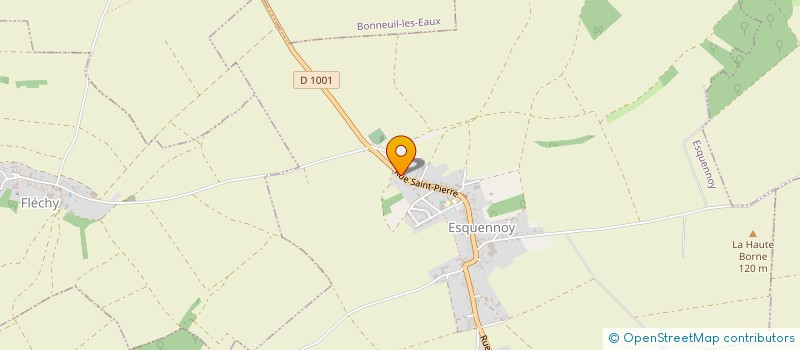 localisation de l'entreprise MONSIEUR SEBASTIEN BOUIN  ESQUENNOY