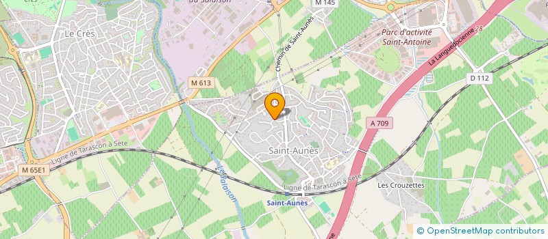localisation de l'entreprise MONSIEUR SEBASTIEN BOULADE à SAINT-AUNES