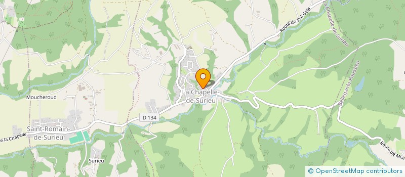 localisation de l'entreprise MONSIEUR SEBASTIEN BOULANGER  LA CHAPELLE-DE-SURIEU