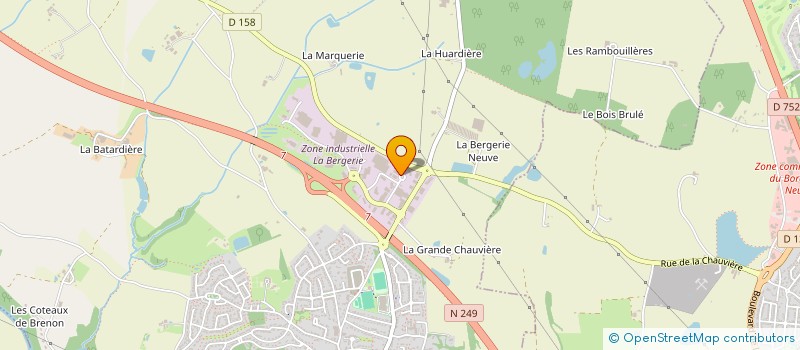 localisation de l'entreprise MONSIEUR SEBASTIEN BOULAY  LA SEGUINIERE