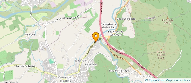 localisation de l'entreprise MONSIEUR SEBASTIEN BOULENC  MAUREILLAS-LAS-ILLAS