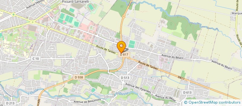localisation de l'entreprise MONSIEUR SEBASTIEN BOULLIS à IDRON