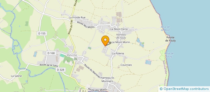 localisation de l'entreprise MONSIEUR SEBASTIEN BOULLY  SAINT-VAAST-LA-HOUGUE