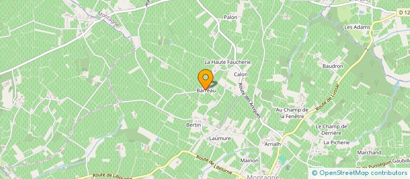 localisation de l'entreprise MONSIEUR SEBASTIEN BOULVAIS à LUSSAC