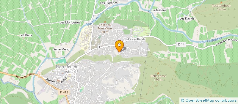 localisation de l'entreprise MONSIEUR SEBASTIEN BOUMALHA  PIERREFEU-DU-VAR