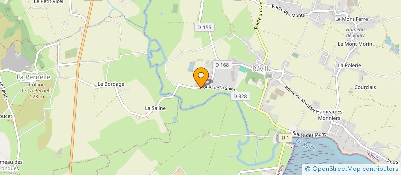 localisation de l'entreprise MONSIEUR SEBASTIEN BOUQUET  REVILLE