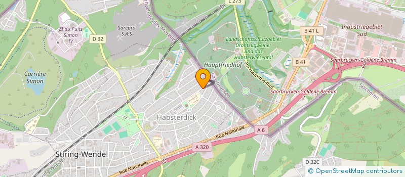 localisation de l'entreprise MONSIEUR SEBASTIEN BOUR  STIRING-WENDEL