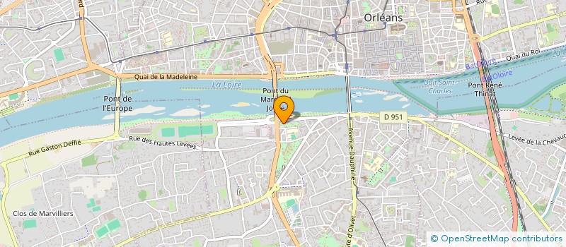 localisation de l'entreprise MONSIEUR SEBASTIEN BOURBON à ORLEANS