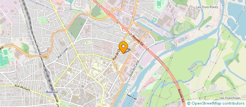 localisation de l'entreprise MONSIEUR SEBASTIEN BOURBON  ROANNE