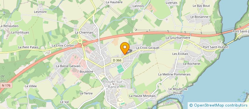 localisation de l'entreprise MONSIEUR SEBASTIEN BOURDET à PLOUER-SUR-RANCE