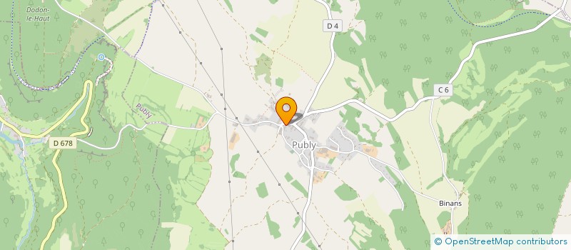 localisation de l'entreprise MONSIEUR SEBASTIEN BOURDIN  PUBLY