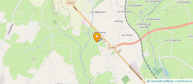 localisation de l'entreprise MONSIEUR SEBASTIEN BOURDON  MARCEY-LES-GREVES