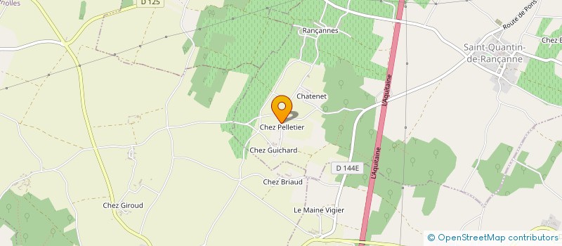 localisation de l'entreprise MONSIEUR SEBASTIEN BOURDRON  SAINT-QUANTIN-DE-RANCANNE